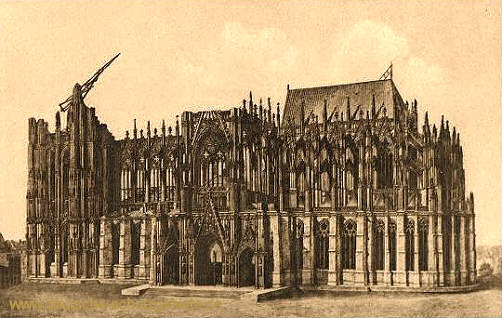Köln, Dom 1836