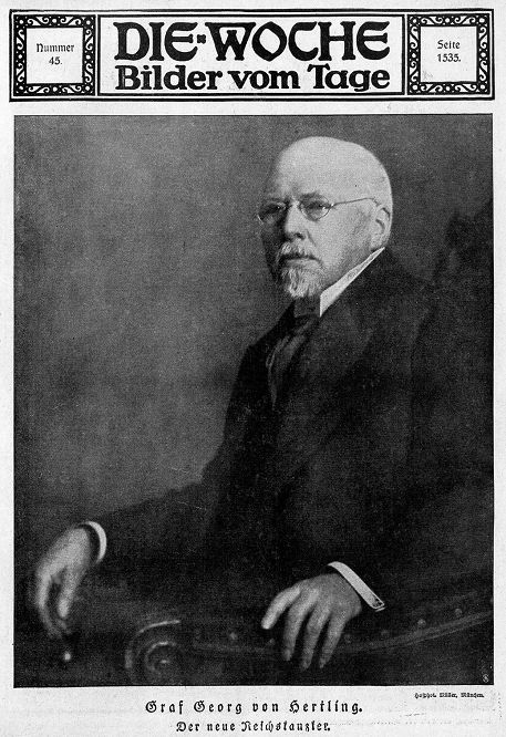 Graf Georg von Hertling. Der neue Reichskanzler. (Die Woche)