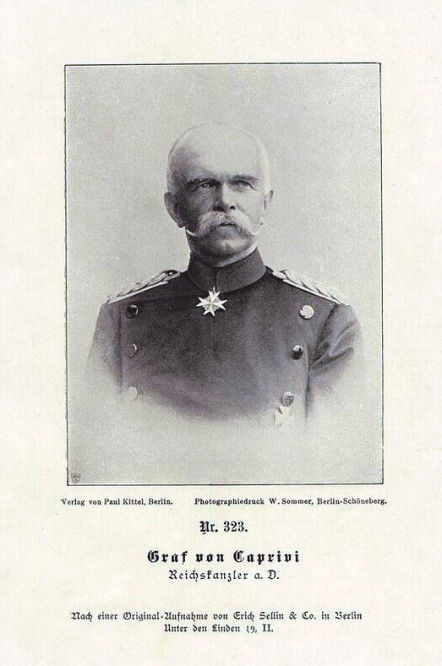 Graf von Caprivi Reichskanzler a. D.